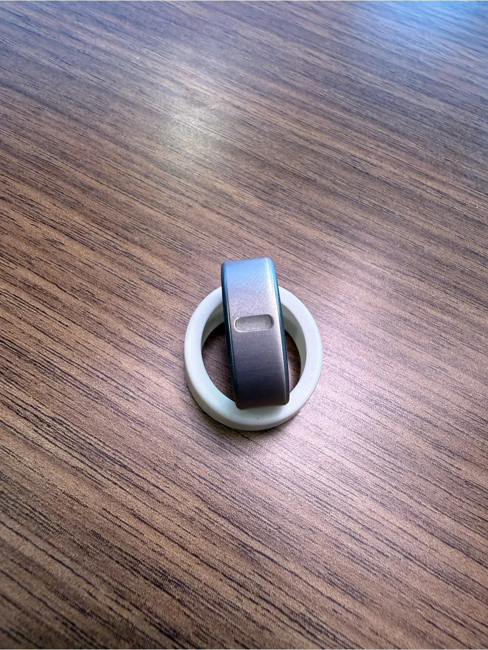 Oura Brushed Silver Smart Ring